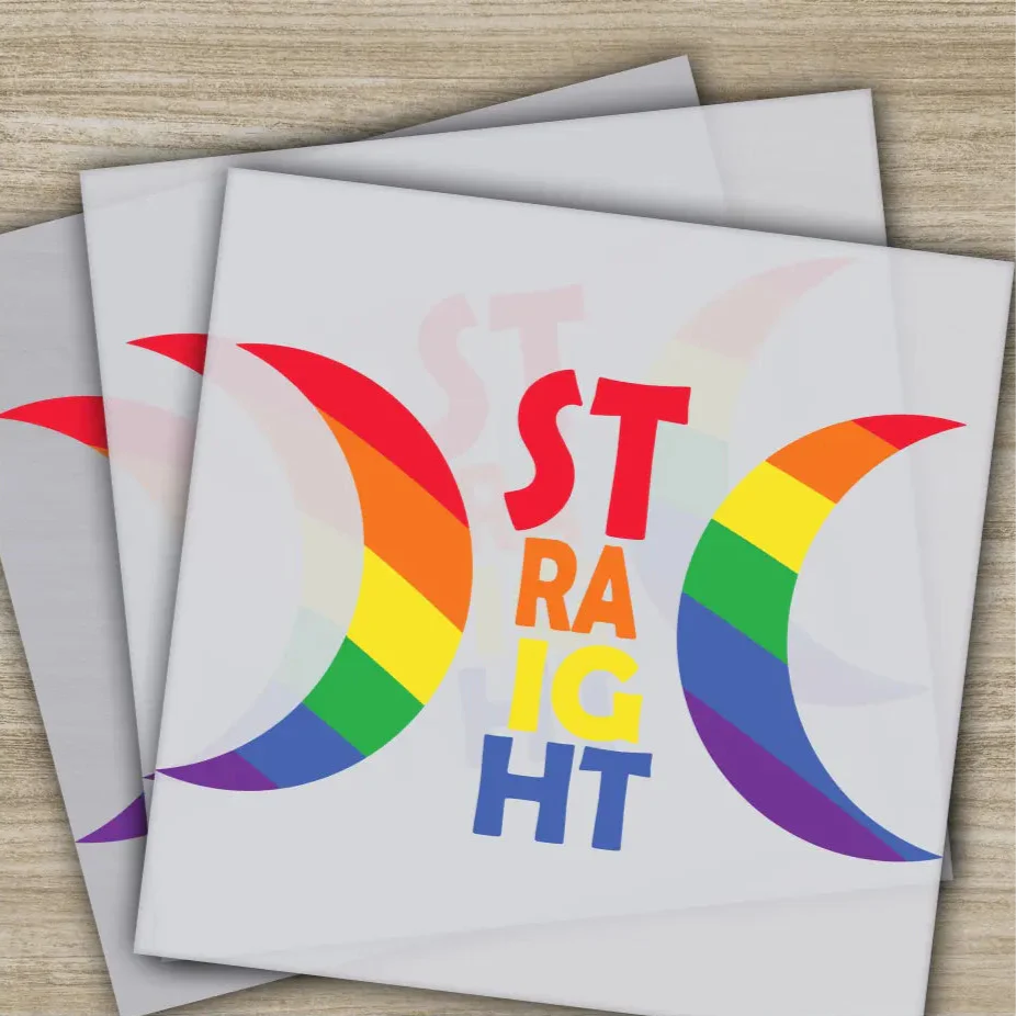 Pride Day, Gay Pride LGBTQ, Rainbow, Trans Rights Top,Ready to Press, Personalized DTF Transfer, High Quality, Heat Press DTF Transfers