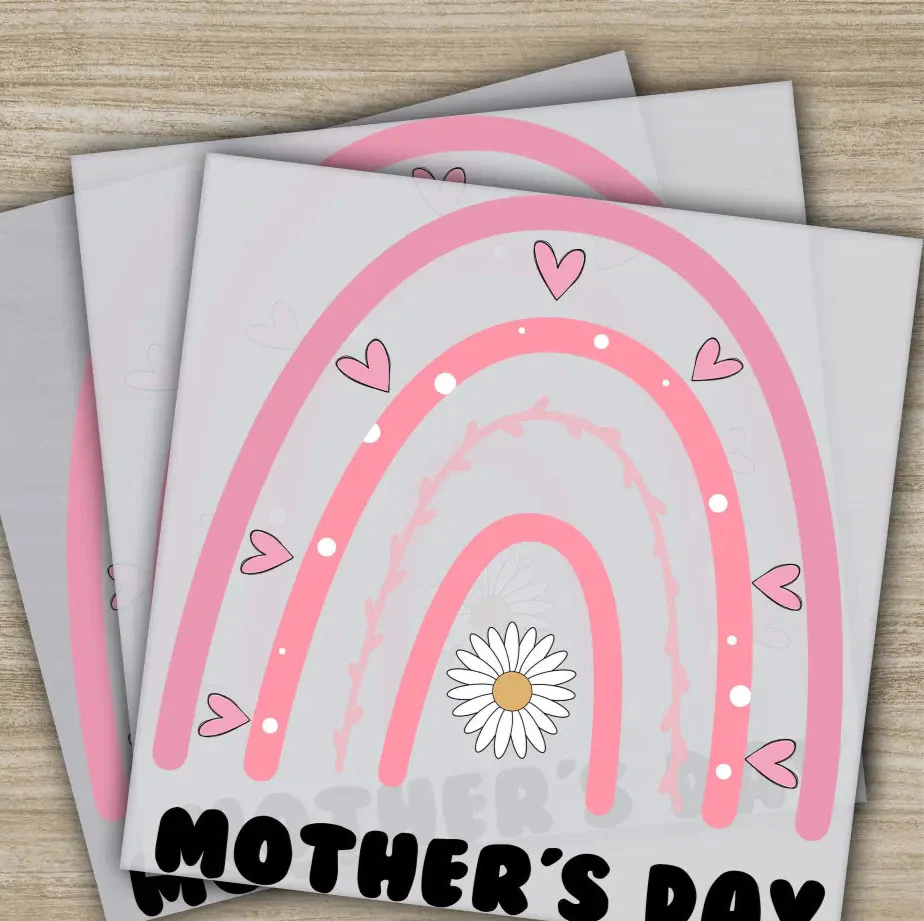 Retro Mama, Mom, Heart, Mother's Day Transfers, Ready to Press, Personalized DTF Transfers, Mother's Day Gifts, Heat Press DTF Transfers