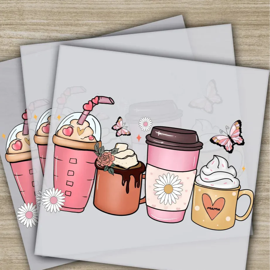 Retro Mama, Mom, Heart, Mother's Day Transfers, Ready to Press, Personalized DTF Transfers, Mother's Day Gifts, Heat Press DTF Transfers