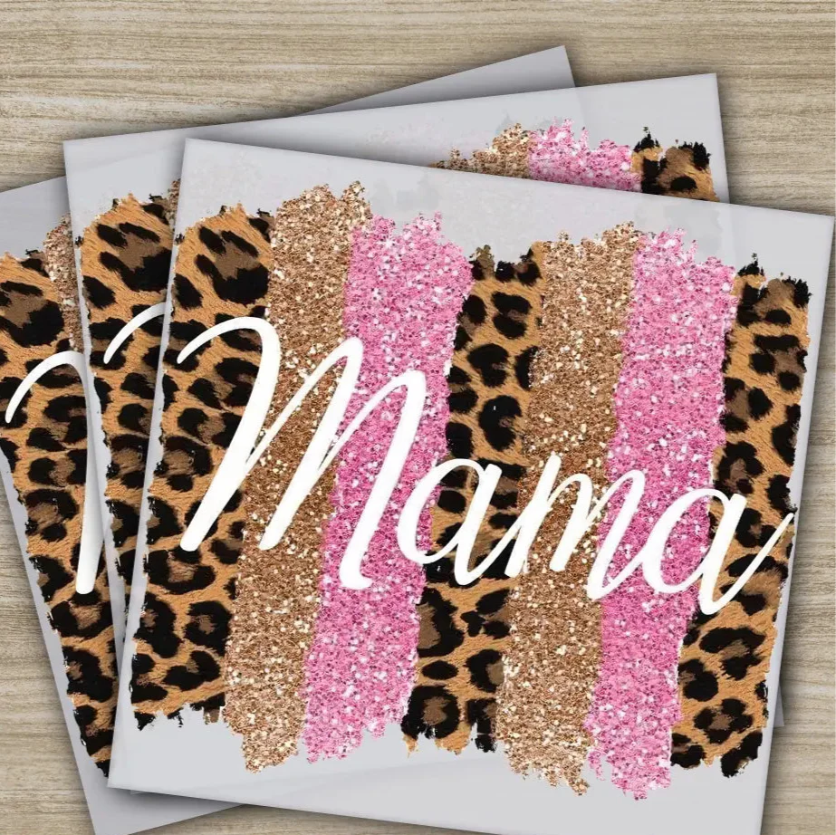 Retro Mama, Mom, Heart, Mother's Day Transfers, Ready to Press, Personalized DTF Transfers, Mother's Day Gifts, Heat Press DTF Transfers