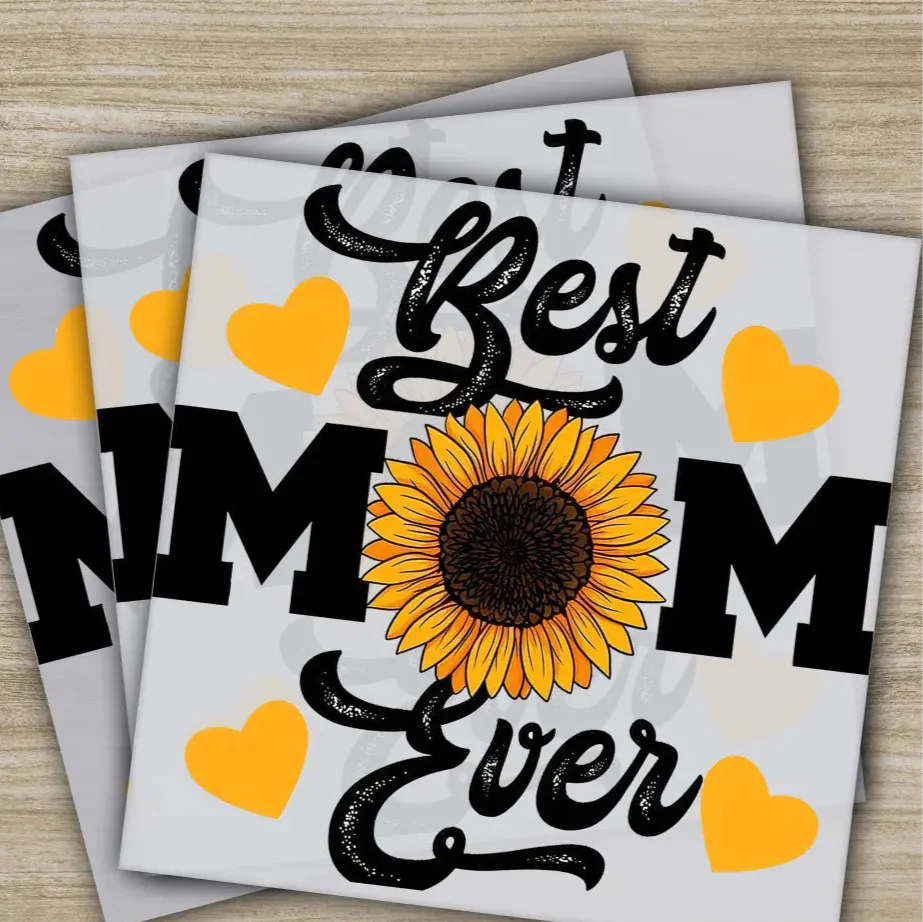 Retro Mama, Mom, Heart, Mother's Day Transfers, Ready to Press, Personalized DTF Transfers, Mother's Day Gifts, Heat Press DTF Transfers