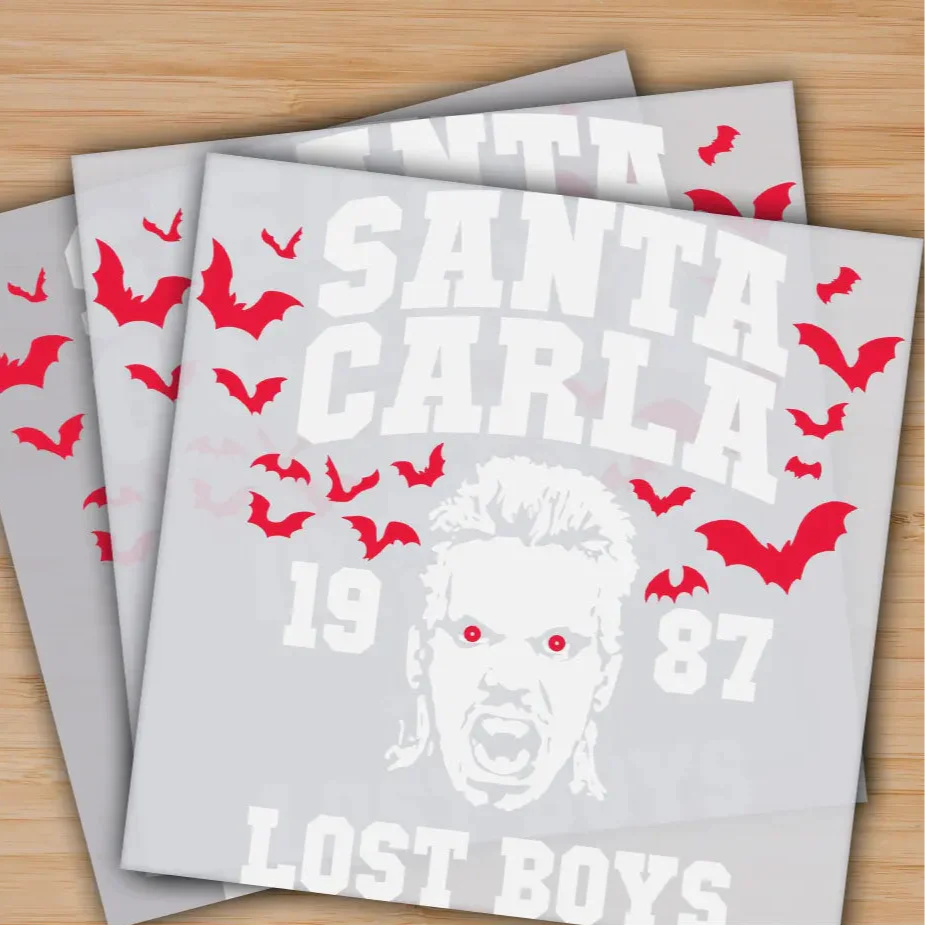 Santa Carla 1987, Spooky, Halloween, Ready to Press, Personalized Gifts, Sublimation DTF Prints, Trendy DTF Prints, Ready for Press, High Quality, Fast Shipping