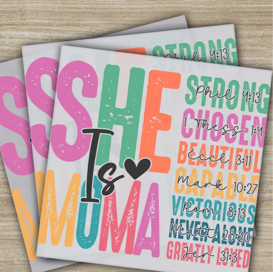 She is Moma, Mom, Gigi,Mama,Mother's Day Transfers, Ready to Press, Personalized DTF Transfers, Mother's Day Gifts, Heat Press DTF Transfers