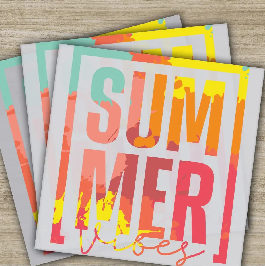 Summer Vibes, Ready to Press, Personalized DTF Transfers, Sarcastic Gifts, Heat Press DTF Transfers