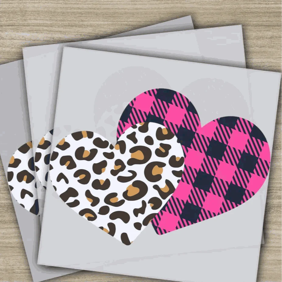 Valentine's Day Hearts Love Transfers Ready to Press