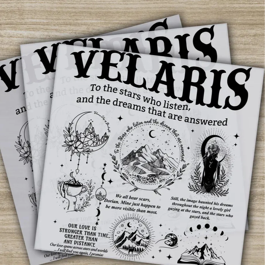 Velaris DTF Transfers, City Of Starlight, ACOTAR Merch, Bookish, Ready to Press, Heat Press DTF, Direct to Film, Sublimation Screen Prints